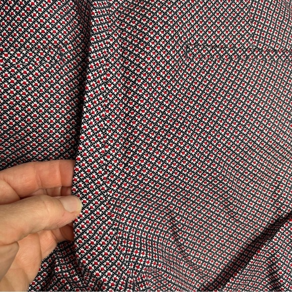 Talbots Women’s Heritage Pants Size 16W Red Blue Pattern EUC Plus Size - Picture 5 of 6